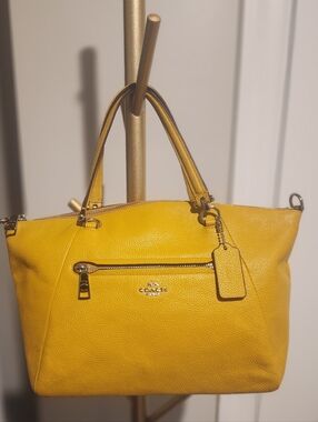 Coach Prairie Satchel - Mustard GUC